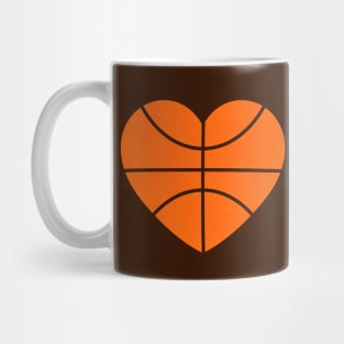 Basketball heart Mug